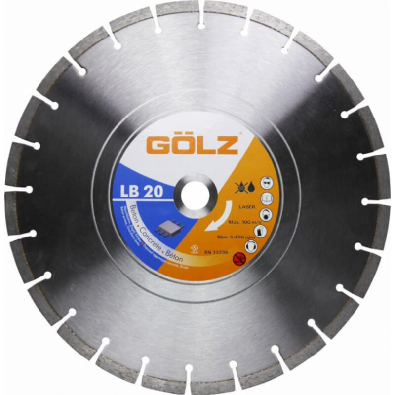 Golz Universāls dimanta disks GOLZ LB20 300x25,4 mm