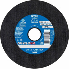 Pferd Nerūsējošā tērauda griešanas disks PFERD EHT125-1,0mm SG INOX