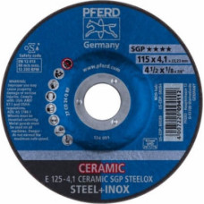 Pferd Slīpēšanas disks PFERD E 125-4,1 Ceramic SGP Steelox