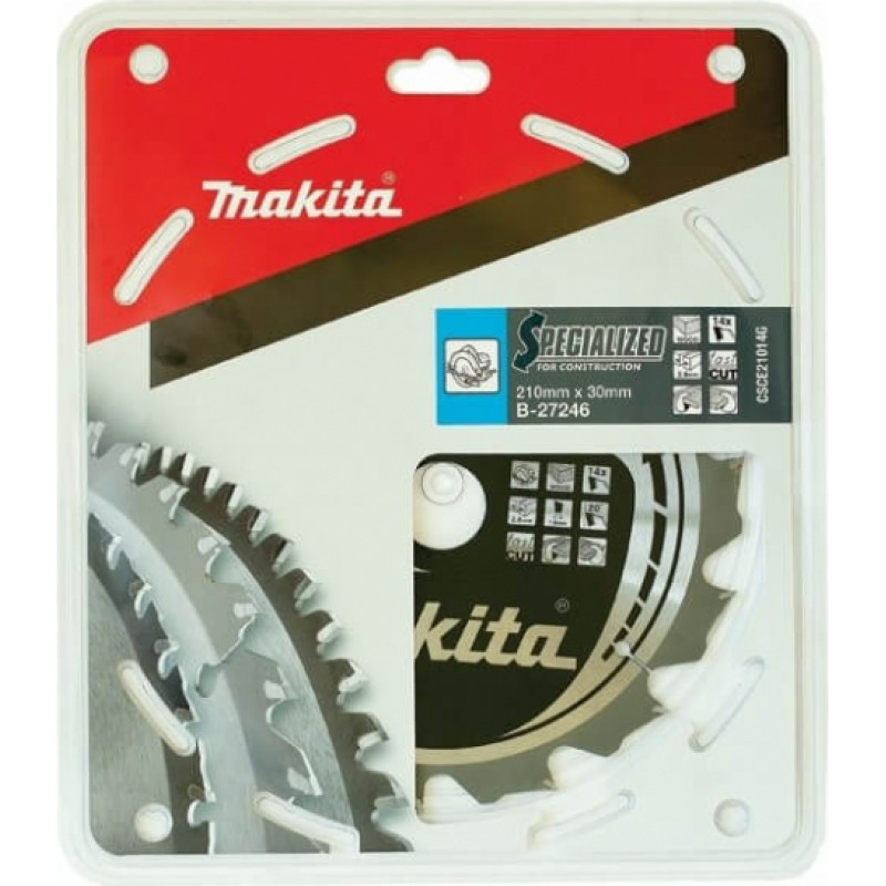 Makita Accessories Zāģripa kokam MAKITA 210x30x2,8mm 14T