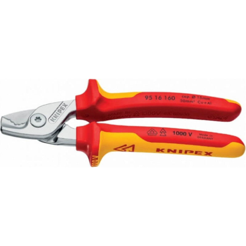 Knipex Elektriķa kabeļa šķēres KNIPEX 951660SB