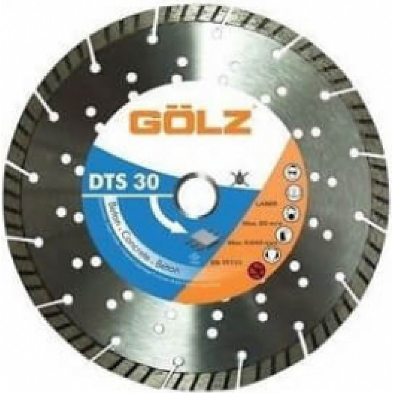 Golz Universāls dimanta disks GOLZ DTS30 125x22,2 mm