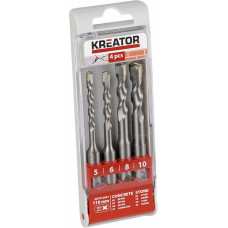 Kreator Urbju SDS komplekts betonam 5, 6, 8, 10x110mm 4gab. Kreator