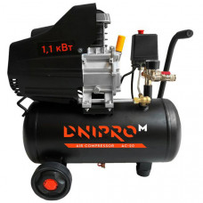 Dnipro-M Kompresors 1100W, 20l, 8bar, 140 l/min, ar eļļu AC-20 DNIPRO-M