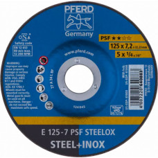 Pferd Metāla slīpēšanas disks Ø125x7x22mm A24 L PSF-INOX PFERD