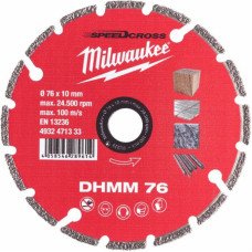 Milwaukee Accessories Universāls dimanta disks MILWAUKEE DHMM 76 76x10mm