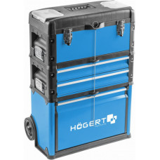 Hogert Instrumentu kaste met., 3 daļīga ar riteņiem HT7G080 HOGERT