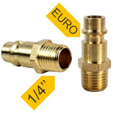 Powerplus Savienojums EURO ar ārējo vītni 1/4'' (2gab.) Powerplus