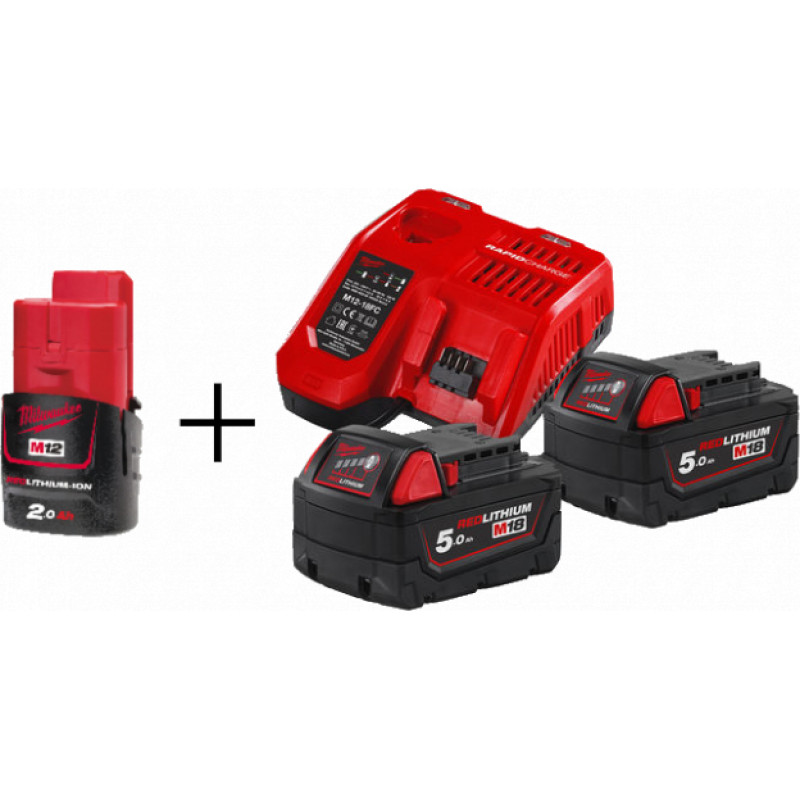 Milwaukee Akumulatoru komplekts MILWAUKEE M18 NRG-502