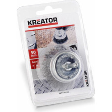 Kreator Koniskā birste uz ass 50mm, tērauda sari Kreator