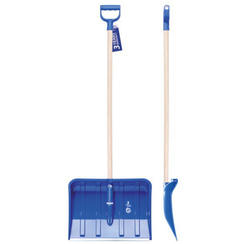 Prosperplast Sniega lāpsta 49cm ar koka kātu, ALPIN, PROSPERPLAST