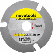 Novoabrasive Zāģripa kokam, riģipsim, gāzbetonam 125x22.23mm NOVOABRASIVE