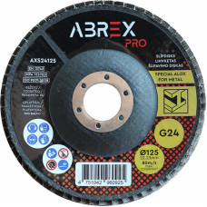 Abrex Slīpējamais disks lapiņu 125mm G24 Standard ABREX