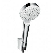 Hansgrohe rokas dušas komplekts Crometta 1jet Porter, 1250 mm, balts/hroms