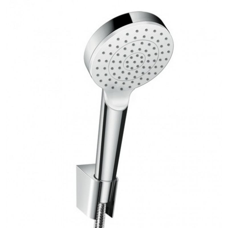 Hansgrohe rokas dušas komplekts Crometta 1jet Porter, 1250 mm, balts/hroms