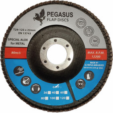 Abrex Slīpējamais disks lapiņu 125mm G36 Standard ABREX