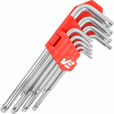 Verke Zvaigznīšu atslēgu komplekts TORX 10-50 (9gab.); V35502 VERKE