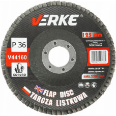 Verke Slīpējamais disks lapiņu 125mm G36 Standard V44160 VERKE