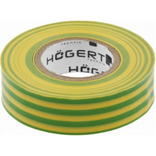 Hogert Izolācijas lente 19mm x 20m dzeltana/zaļa PVC HOGERT