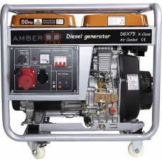 Amber-Line Dīzeļa ģenerators 6.0kW, 230/400V, DGX75 X-Class AMBER-LINE