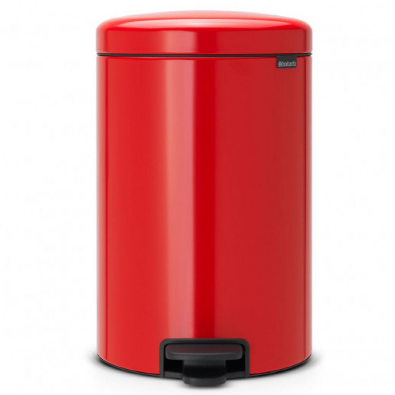 Brabantia atkritumu tvertne ar pedāli NewIcon, 3l, passion red