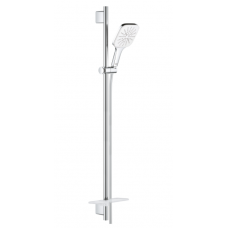 Grohe dušas komplekts Rainshower SmartActive Cube 130 x 130 mm, balts/hroms