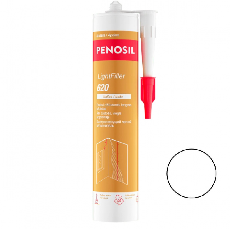 Penosil LightFiller 620 Viegls akrila aizpildītājs 300ml balts