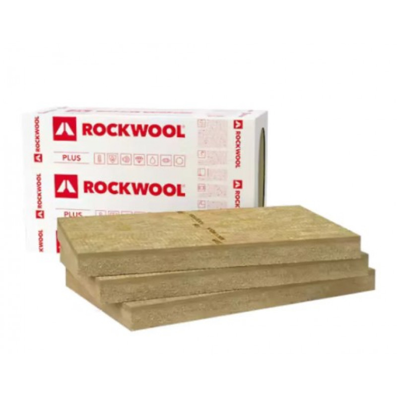 Rockwool Ventirock Plus Pretvēja izolācijas plāksnēs ventilējamām fasādēm 160x600x1000mm, palete 45m2