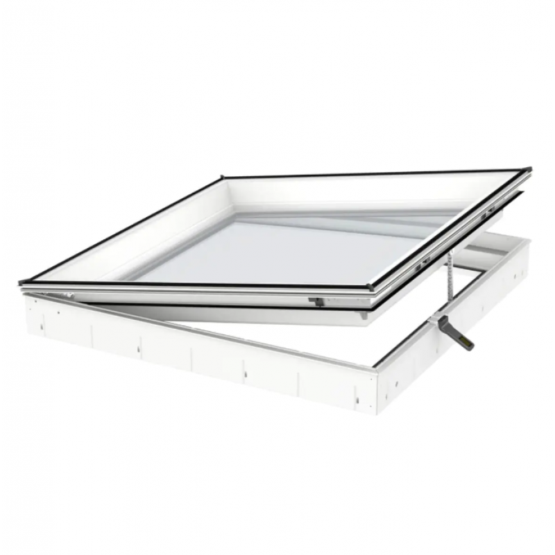 Velux Virsgaismas loga pamatne, ar elektrisku vadību, divkameru logiem CVU 0225Q, 120x120cm