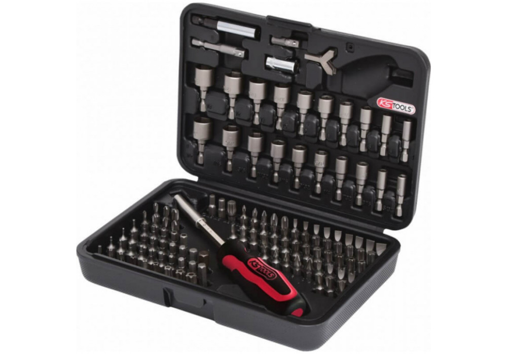 KSTOOLS 122 daļu uzgaļu komplekts KS-TOOLS 1/4