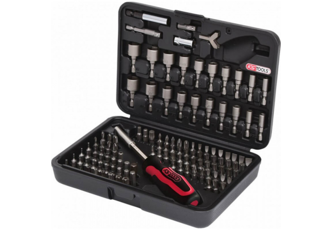 KSTOOLS 122 daļu uzgaļu komplekts KS-TOOLS 1/4